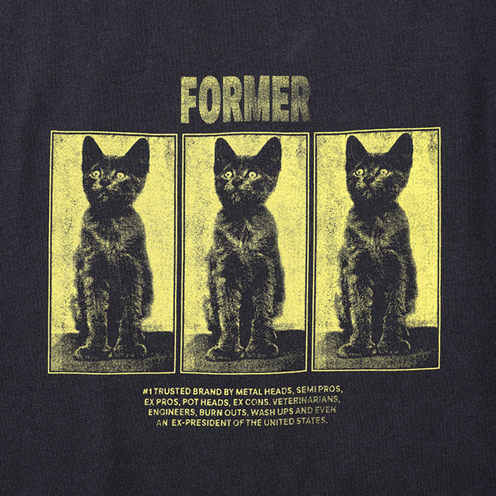 Former Vet T-Shirt Washed Black