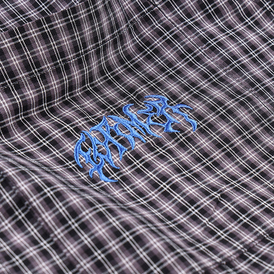 Former Vivian Check Shortsleeve Shirt Worn Black