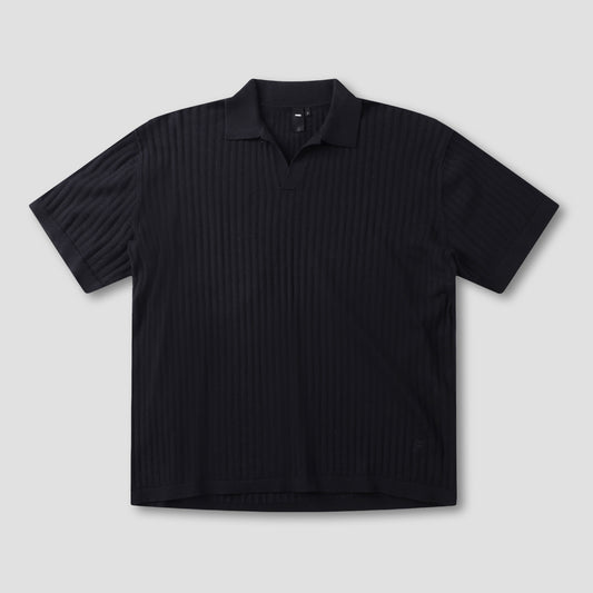 Former Franchise Open Collar Polo Black