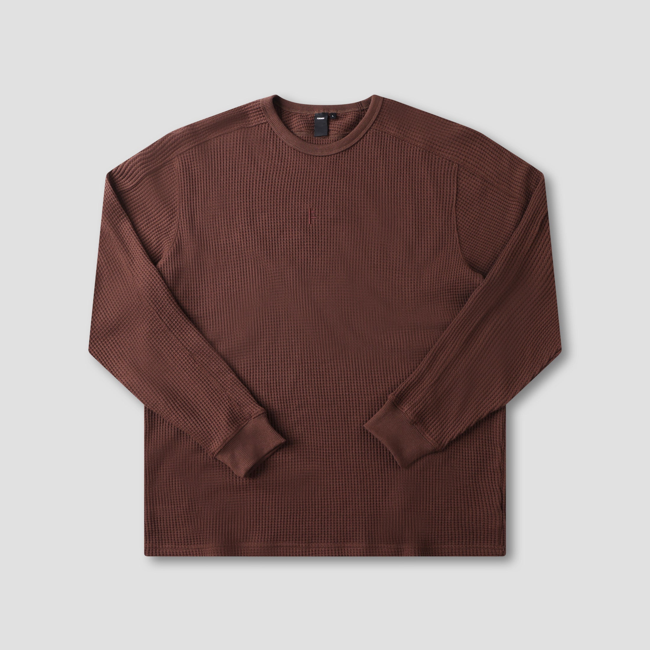 Former Franchise Waffle Longsleeve T-Shirt Choc