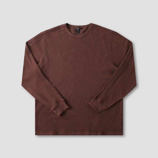 Former Franchise Waffle Longsleeve T-Shirt Choc