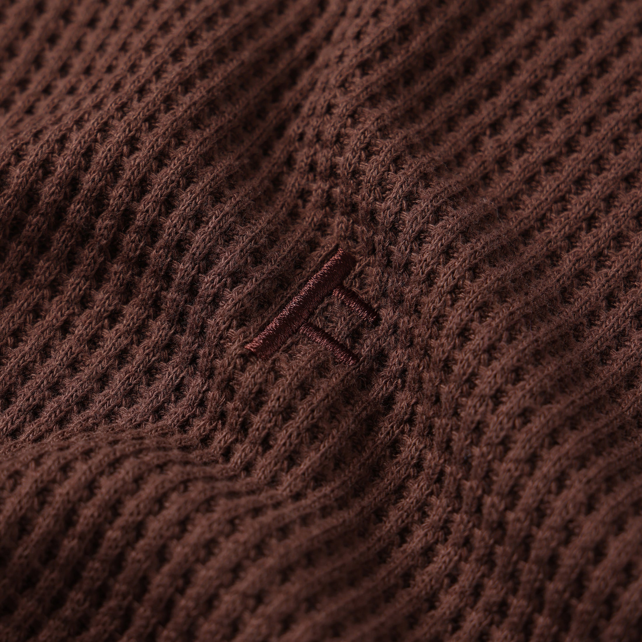 Former Franchise Waffle Longsleeve T-Shirt Choc