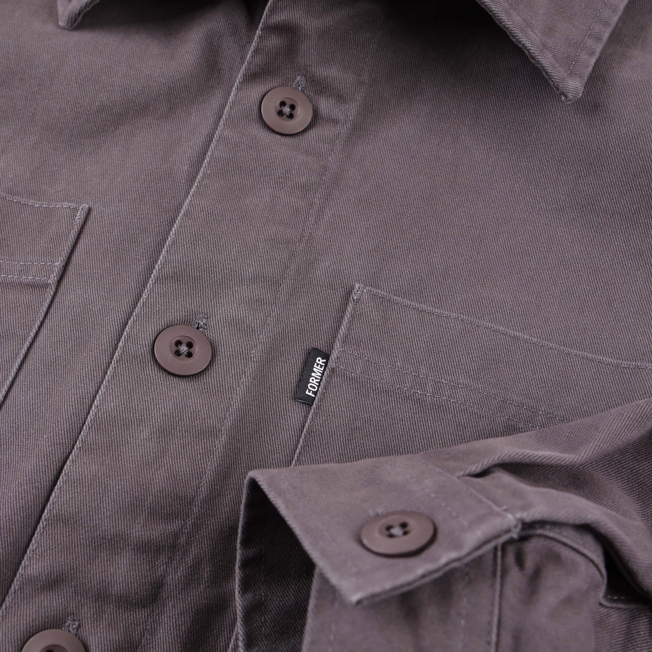 Former Legacy Longsleeve Overshirt Pepper