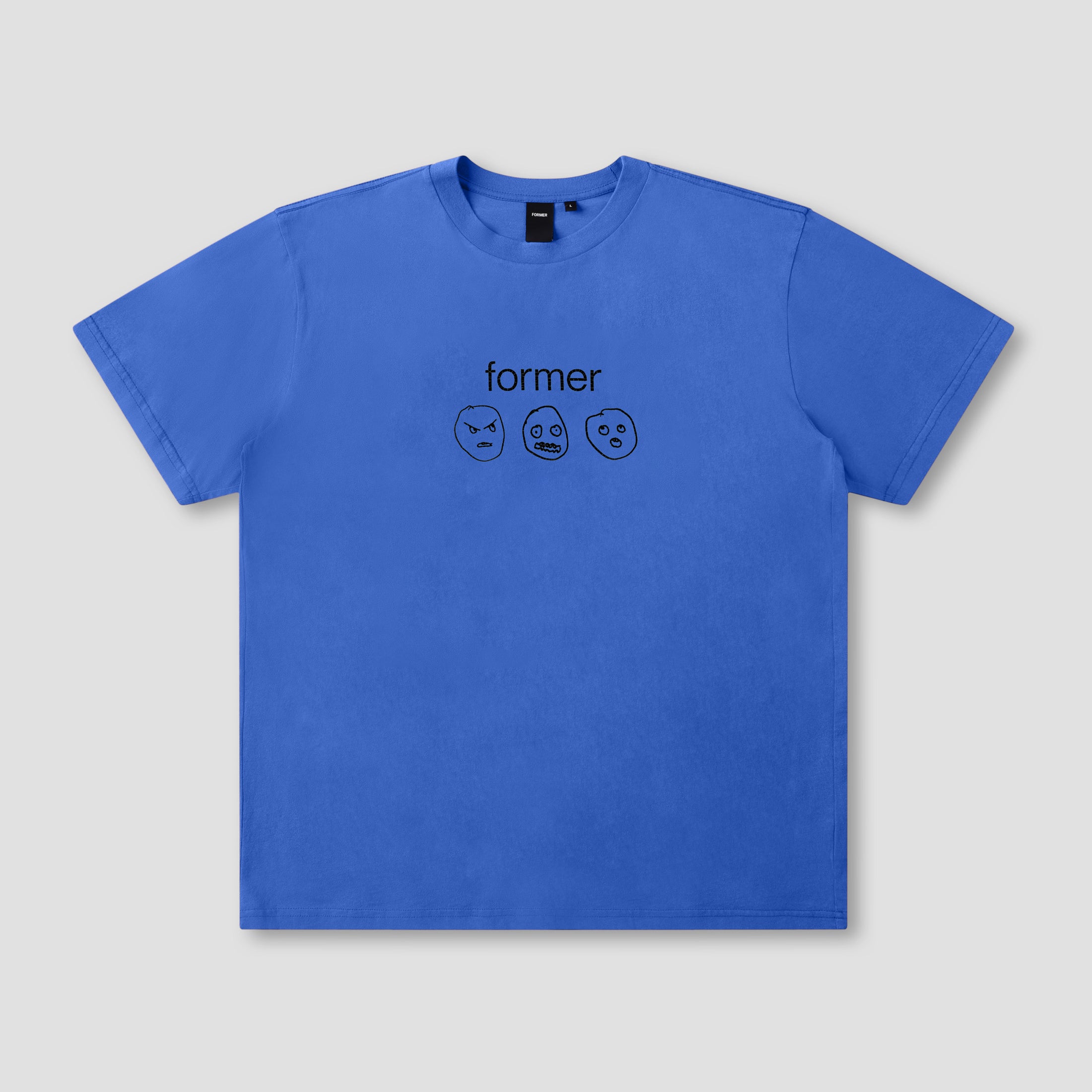Former Oscillating T-Shirt Washed Cobalt