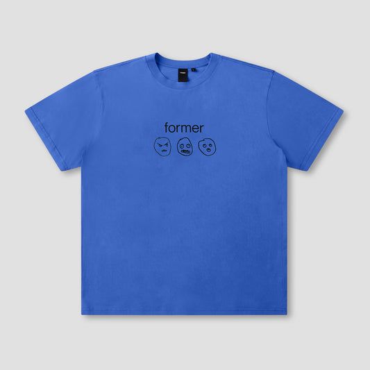 Former Oscillating T-Shirt Washed Cobalt