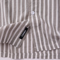 Load image into Gallery viewer, Former Reynolds Stripe Shortsleeve Shirt Choc
