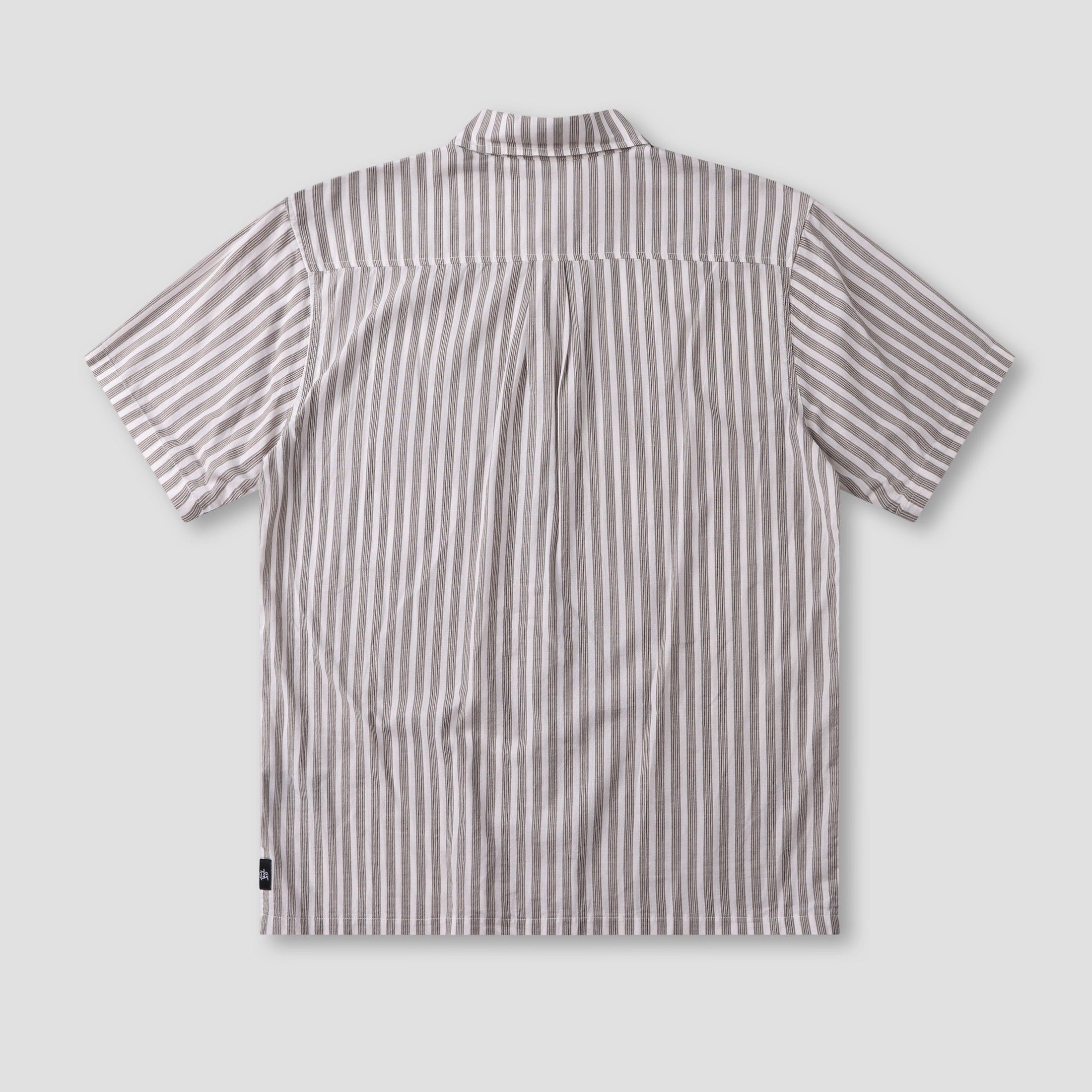 Former Reynolds Stripe Shortsleeve Shirt Choc