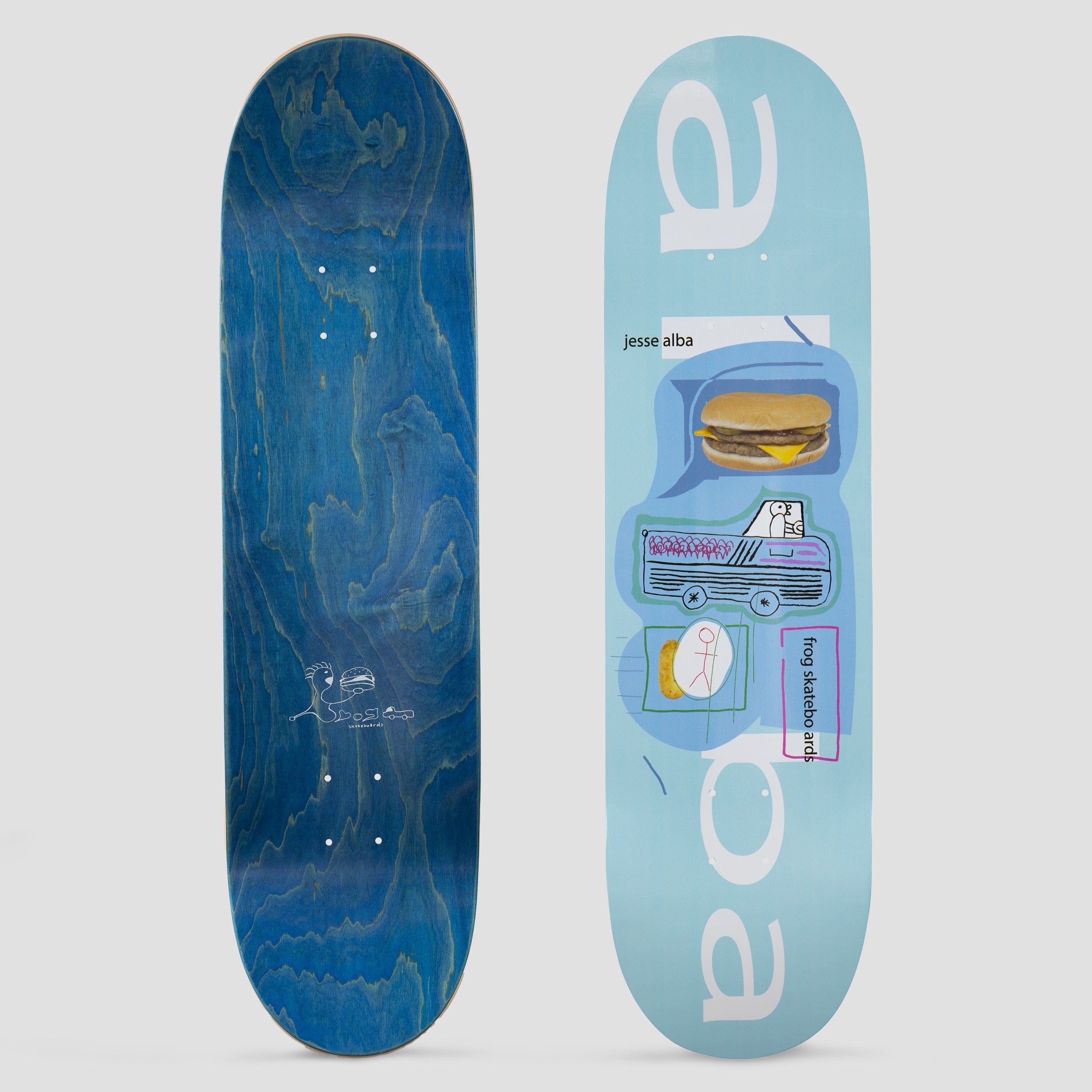 Frog 8.25 Jesse Alba Hamburger Truck Skateboard Deck – Slam City