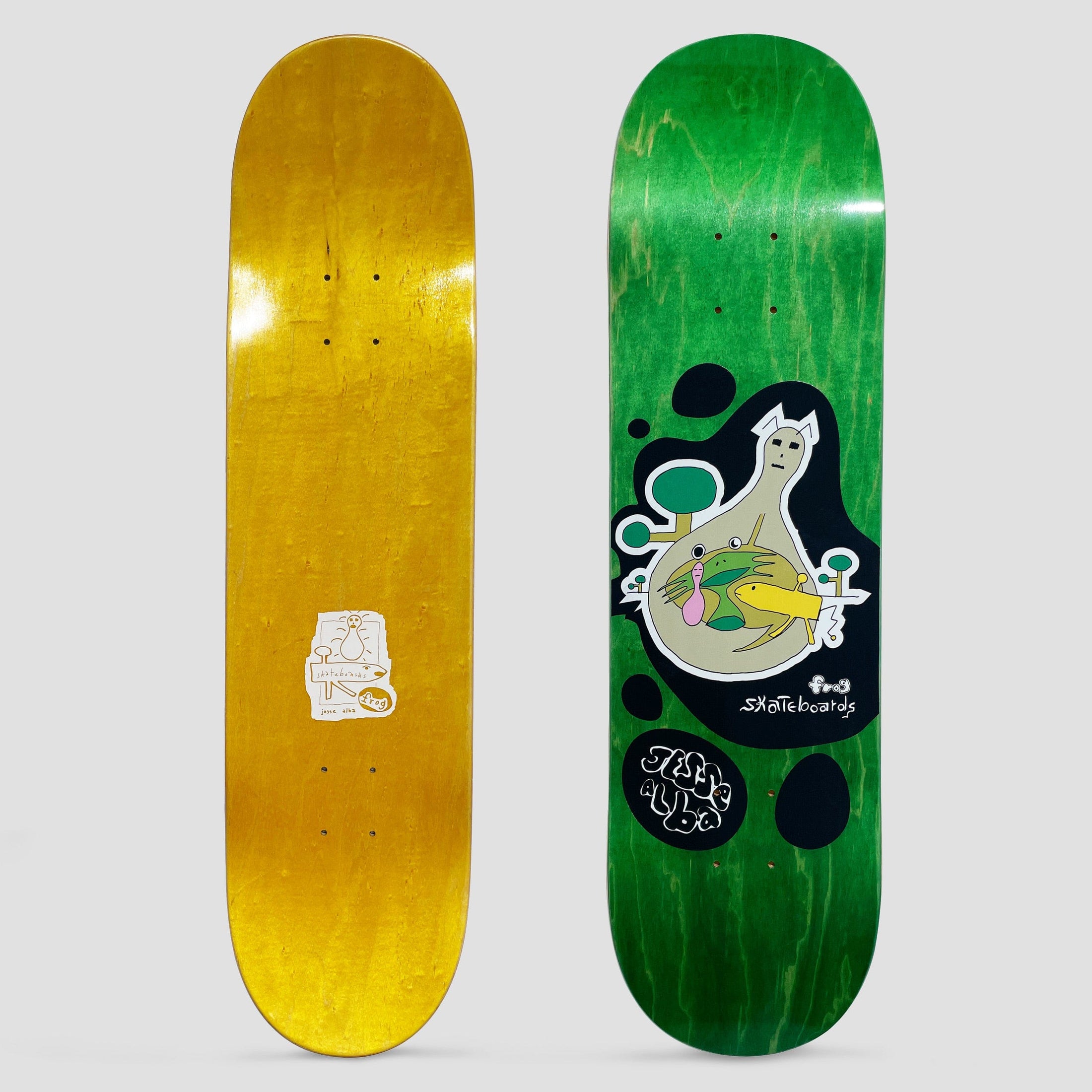 Frog 8.5 Jesse Alba Micro Biome Skateboard Deck
