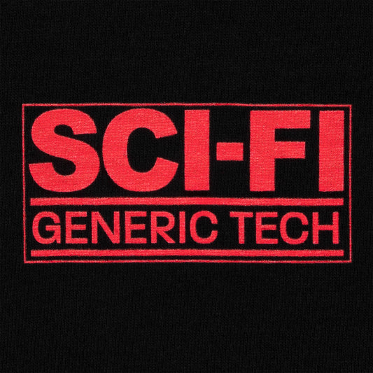 Sci-Fi Fantasy Generic Tech T-Shirt Black