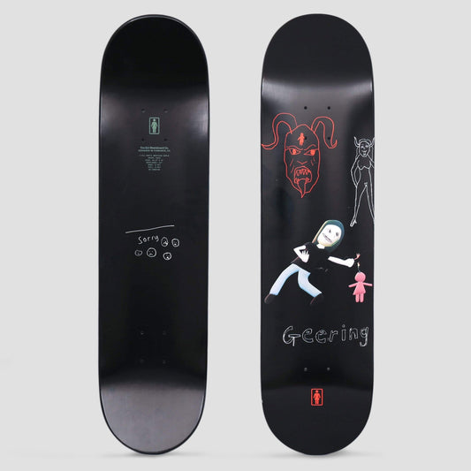 Girl 8.5 Breana Geering One Off Skateboard Deck Black