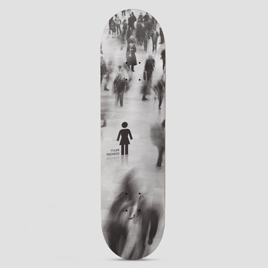 Girl 8.375 Tyler Pacheco Wanderer One Off Skateboard Deck Grey