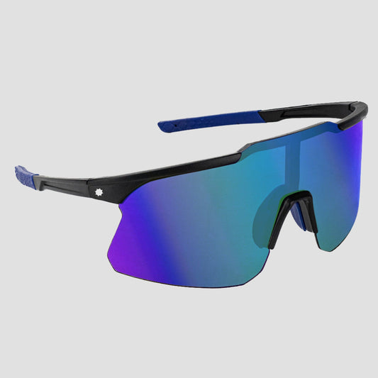 Glassy Sunhaters Copper Sunglasses Black/Blue/Blue Mirror