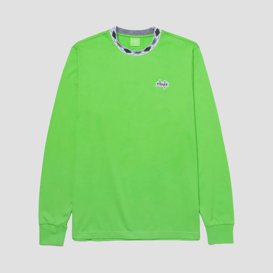 HUF Jacquard Neck Longsleeve Knit Top Huf Green