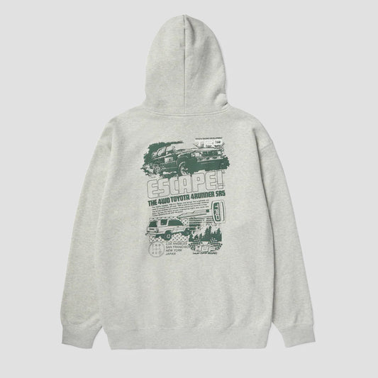 HUF Escape Hood Heather Grey