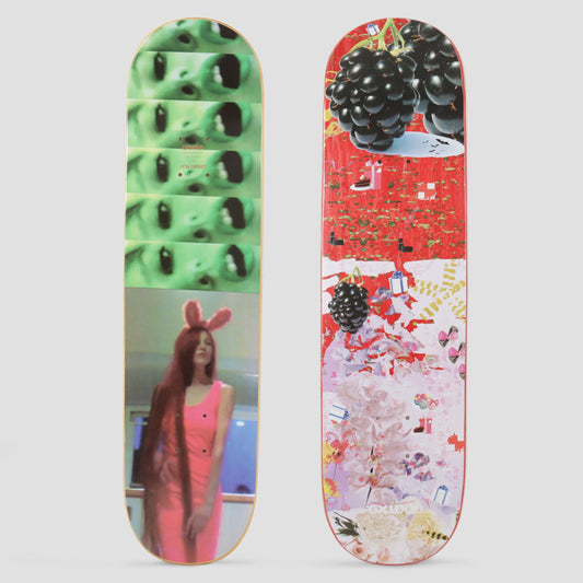 GX1000 8.25 Black Cherry Tiger Lilly Skateboard Deck