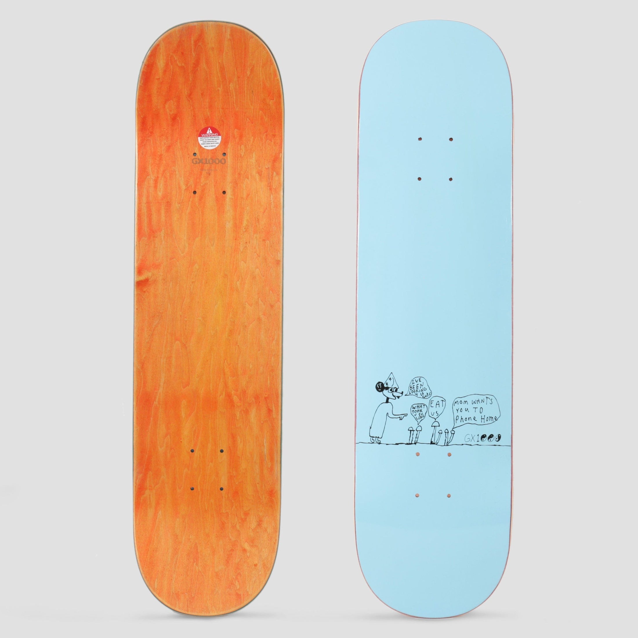 GX1000 8.25 Phone Home Skateboard Deck