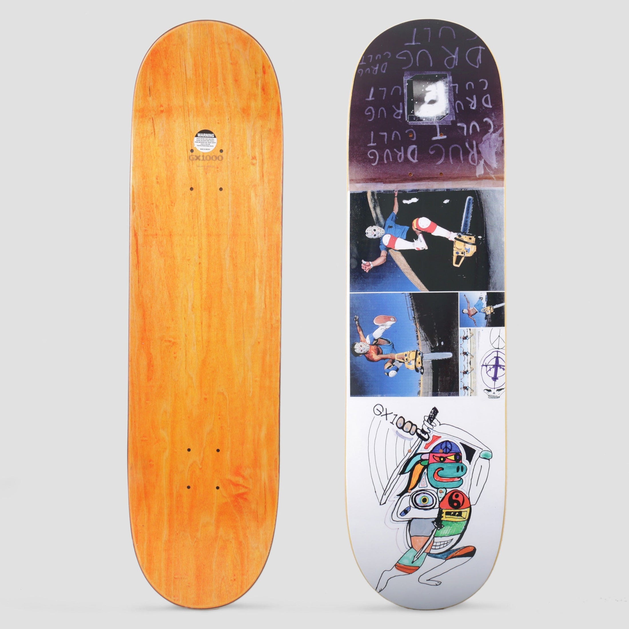 GX1000 8.5 Drug Cult Skateboard Deck