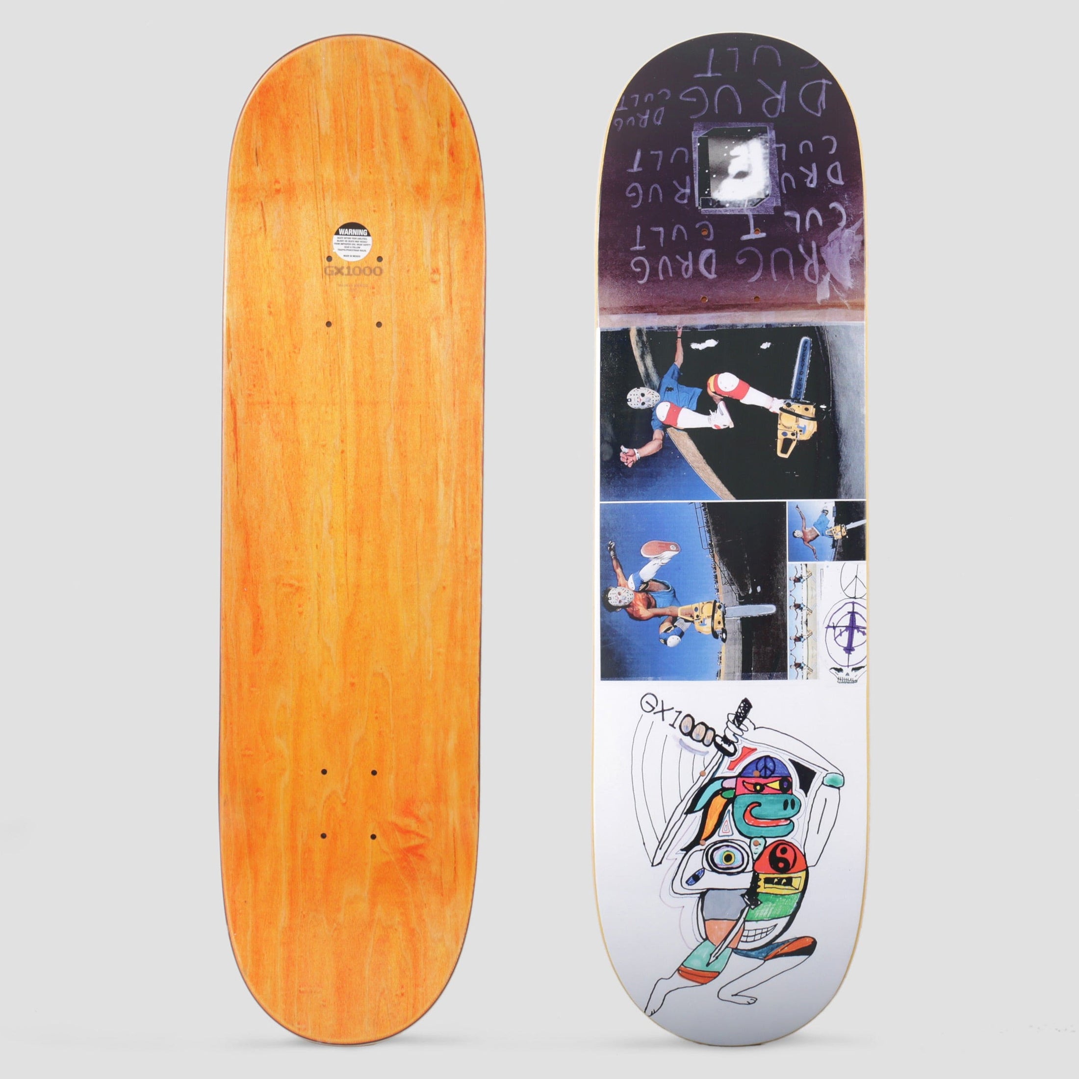 GX1000 8.5 Drug Cult Skateboard Deck – Slam City Skates 