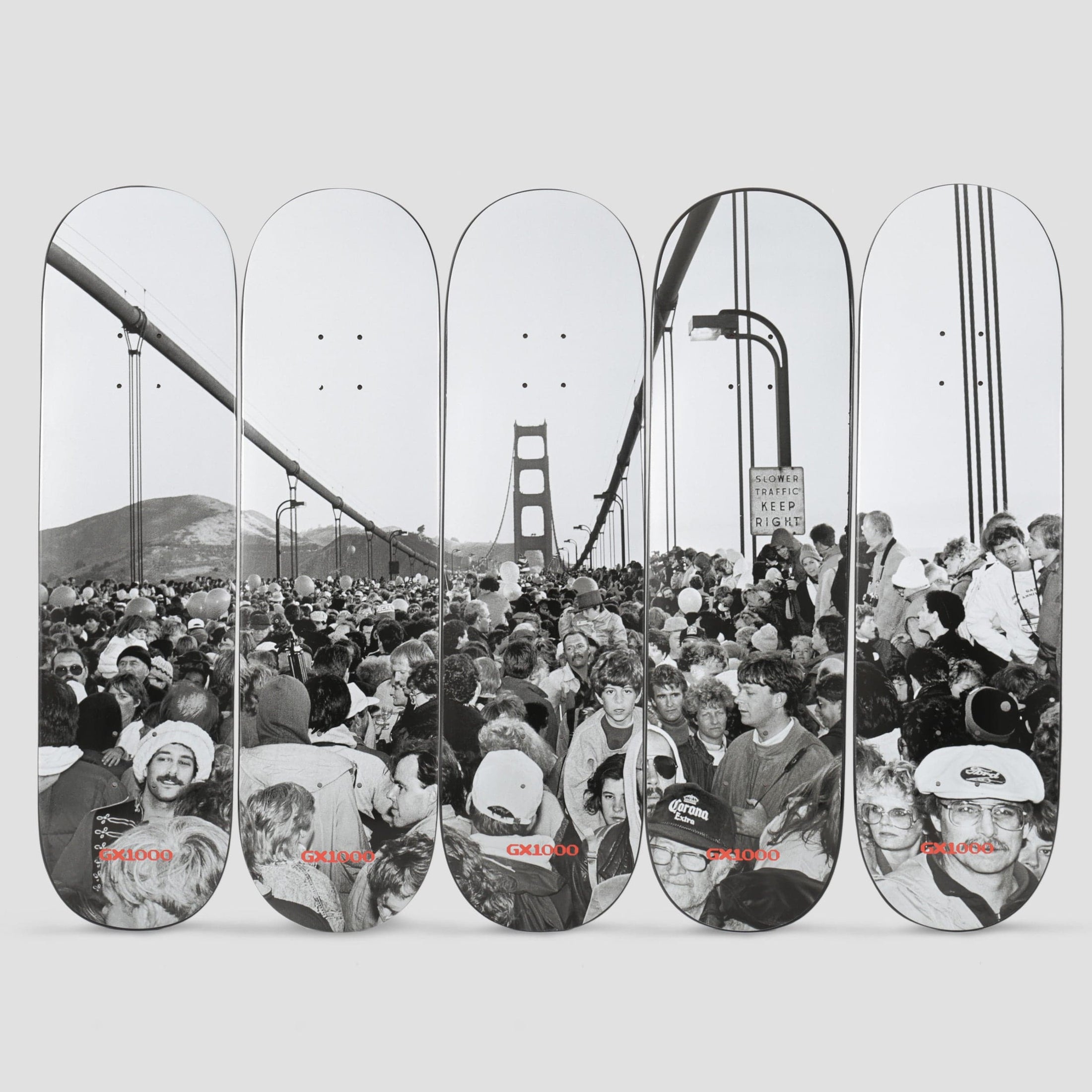 GX1000 Michael Jang Bridge Collection 5 x Skateboard Decks