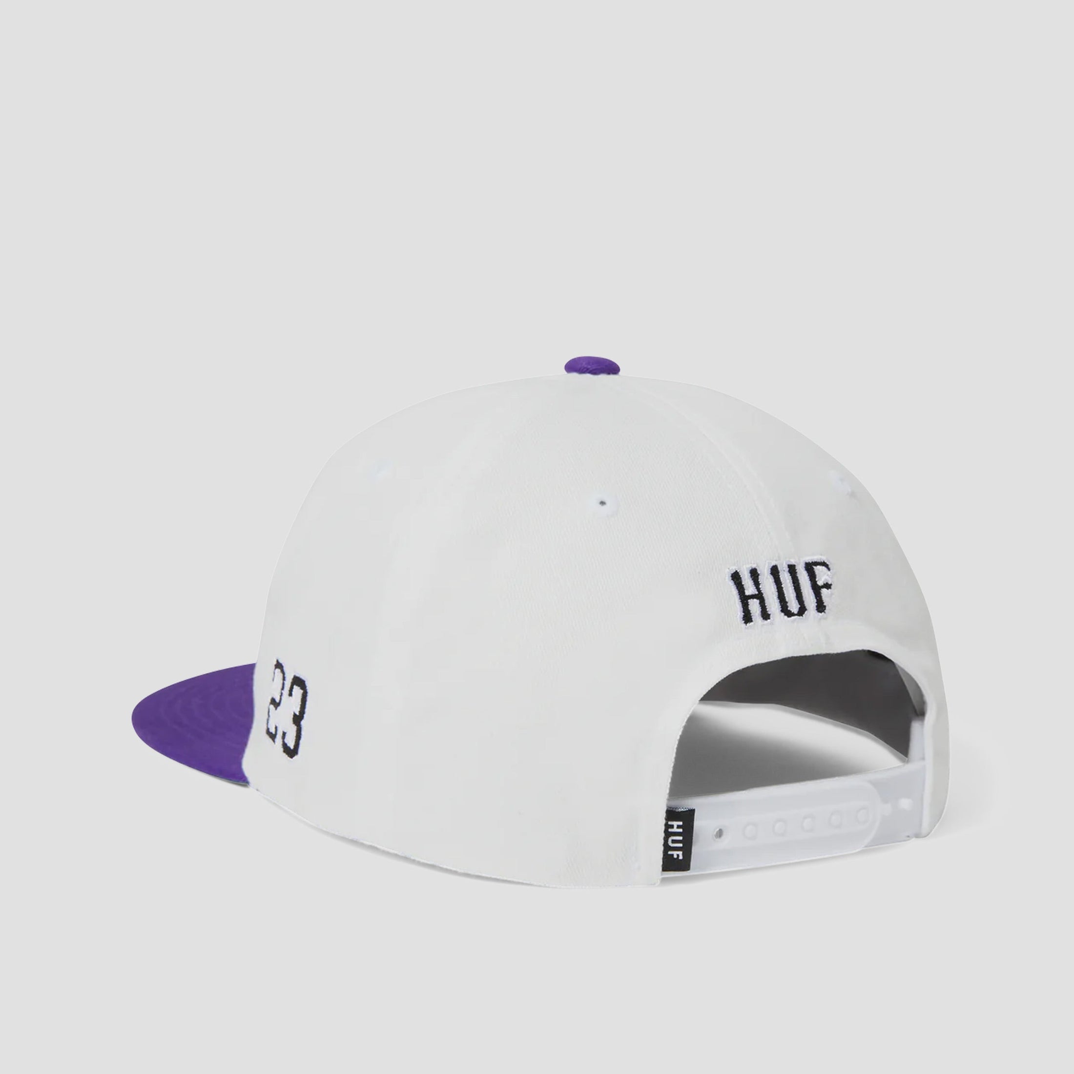 HUF H-Star Snapback Cap White