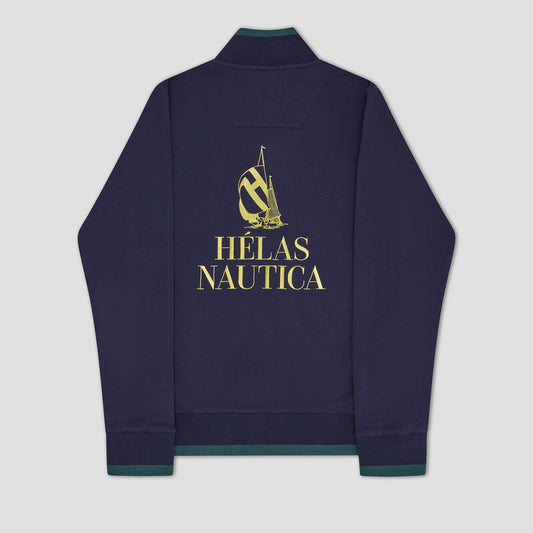 Helas x Nautica Quarter Zip Navy