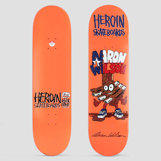 Heroin 8.5 Aaron Wilson Ribs Skateboard Deck