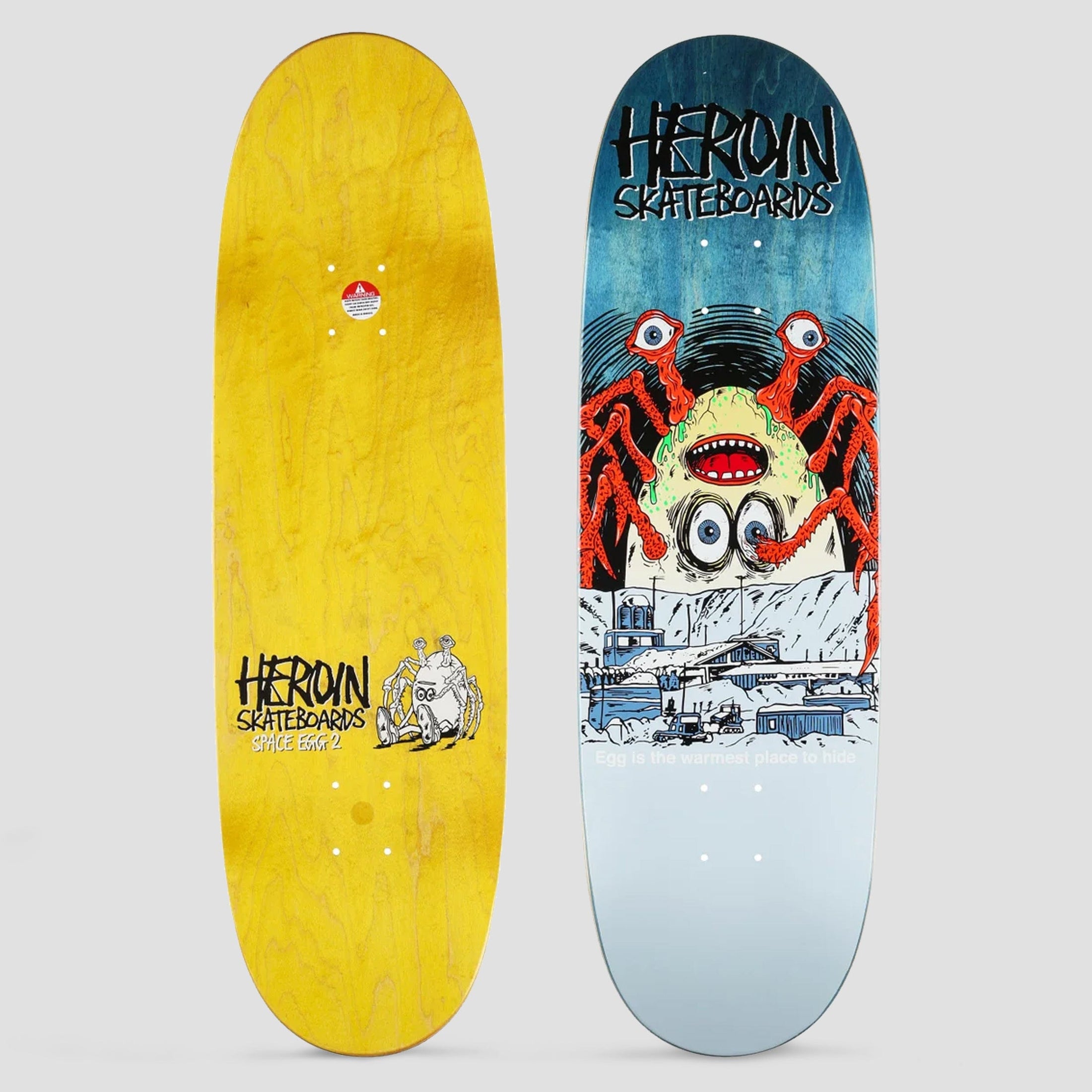 Heroin 9.4 Space Egg 2 Skateboard Deck