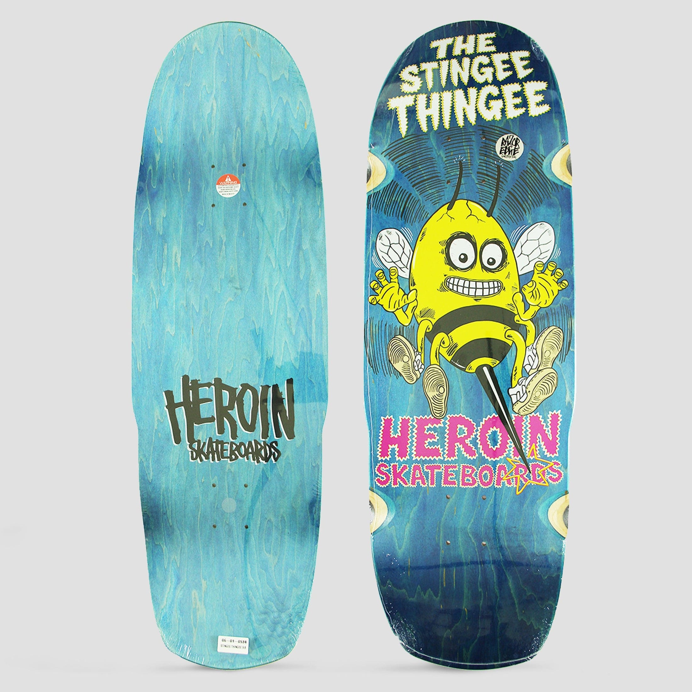 Heroin 9.8 Stingee Thingee Skateboard Deck
