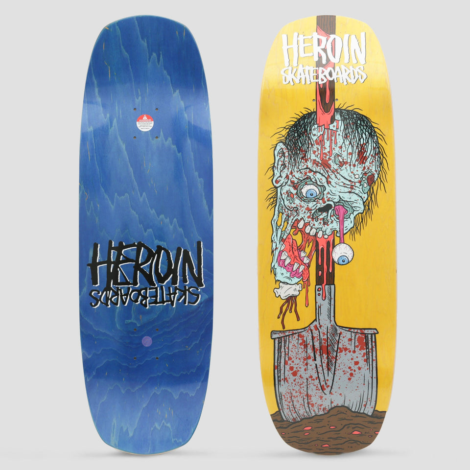 Heroin 9.9 Double Shovel Skateboard Deck Slam City Skates