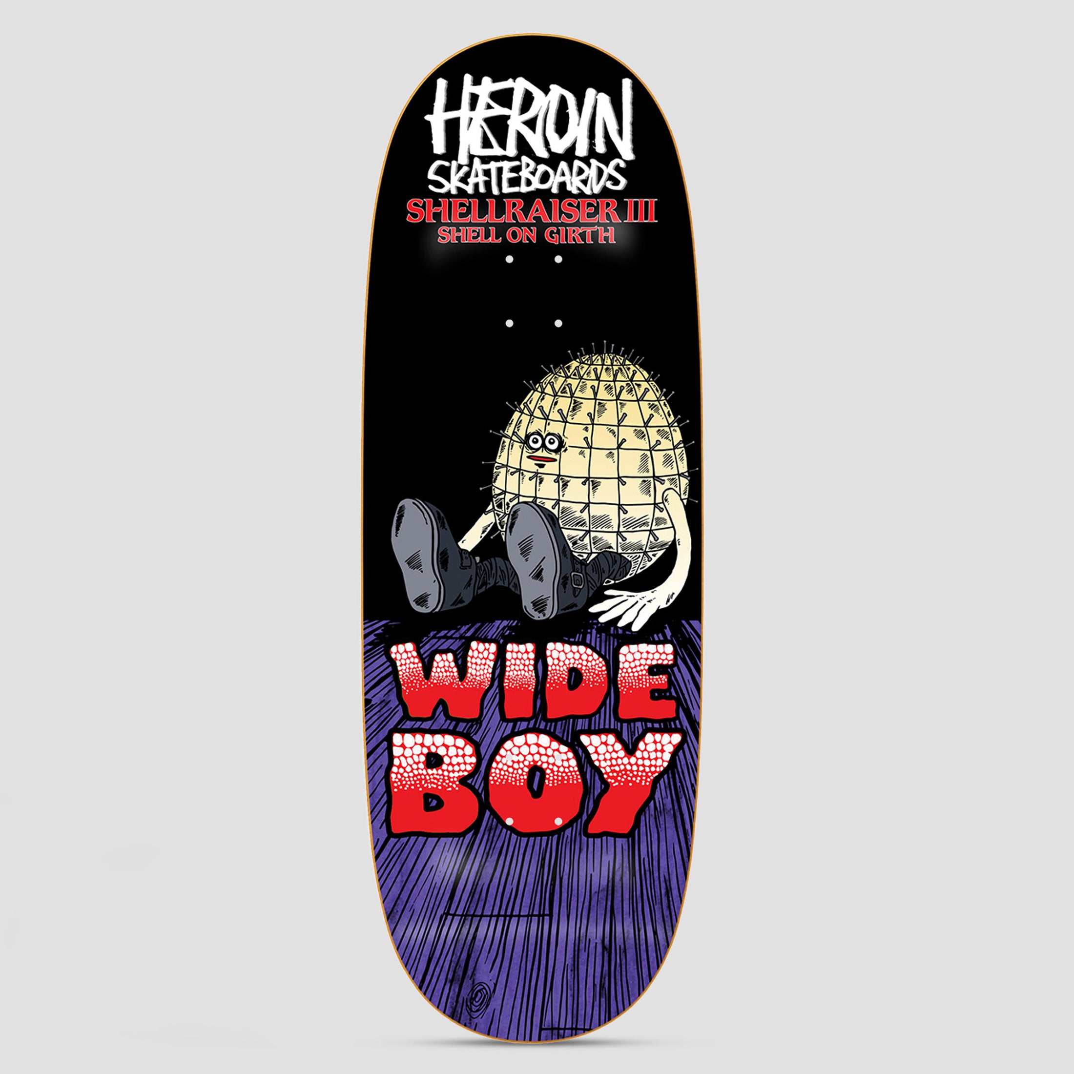 Heroin 10.75 Shellraiser 3 Wide Boy Skateboard Deck – Slam City Skates
