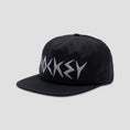 Load image into Gallery viewer, Hockey Can Crinkle 5-Panel Cap Black / Silver
