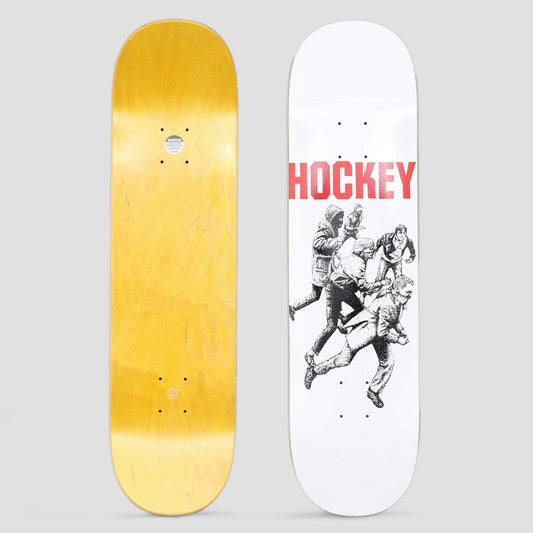 Hockey 8.18 Vandals Skateboard Deck White