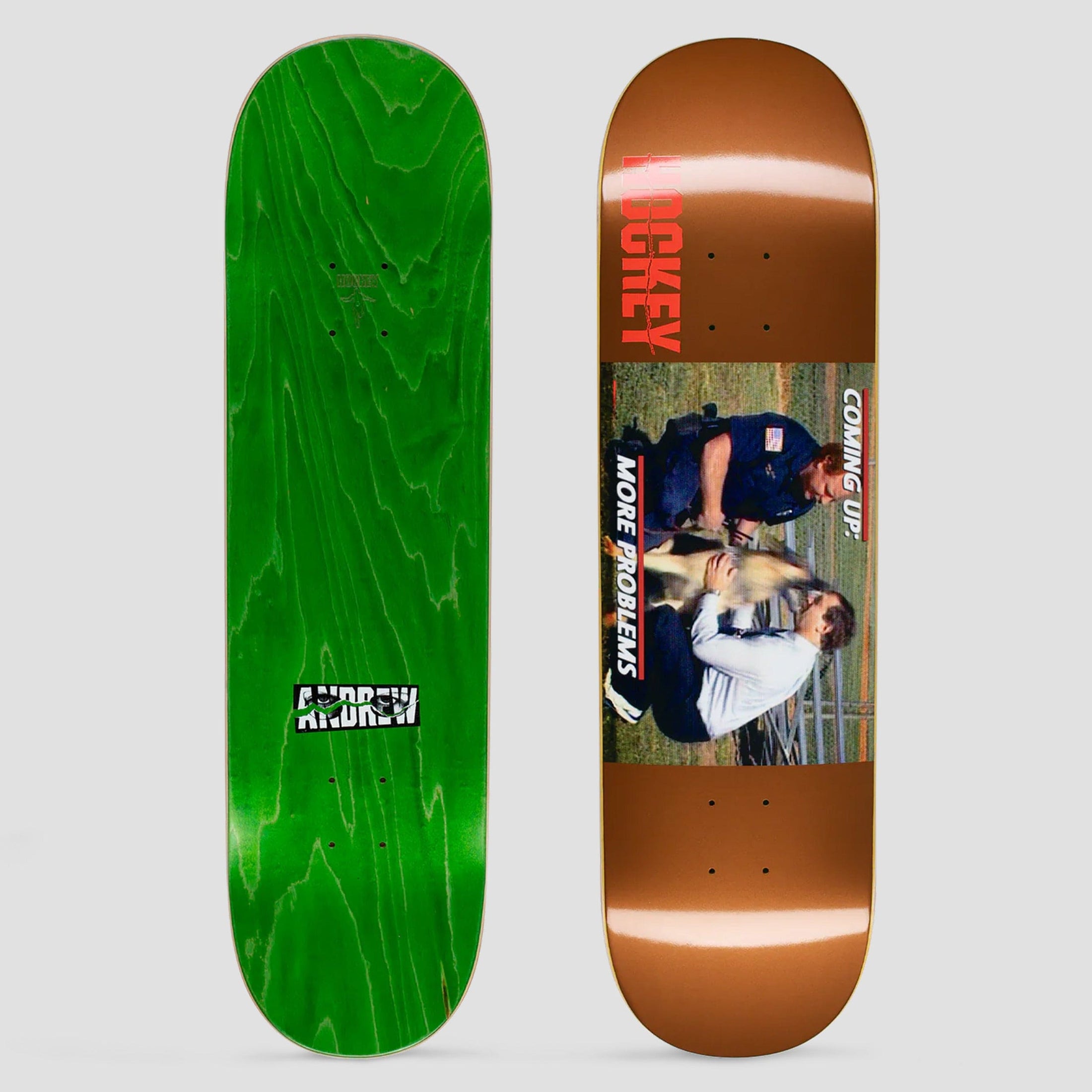 Hockey 8.25 Andrew Allen More Problems Skateboard Deck
