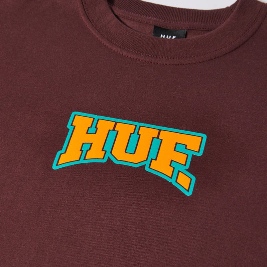 HUF Home Team T-Shirt Eggplant