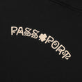 Load image into Gallery viewer, Passport Sham Embroidery Hoodie Black
