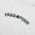 Load image into Gallery viewer, Passport Sham Embroidery Hoodie Ash
