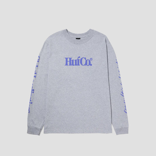 HUF Co Long Sleeve T-Shirt Heather Grey