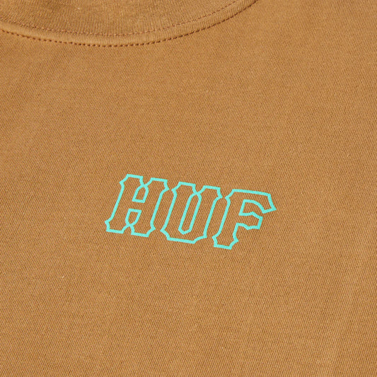 Huf Set H T-Shirt Camel