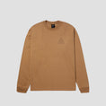 Load image into Gallery viewer, Huf Set Triple Triangle Long Sleeve T-Shirt Camel

