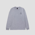 Load image into Gallery viewer, Huf Set Triple Triangle Long Sleeve T-Shirt Heather Grey
