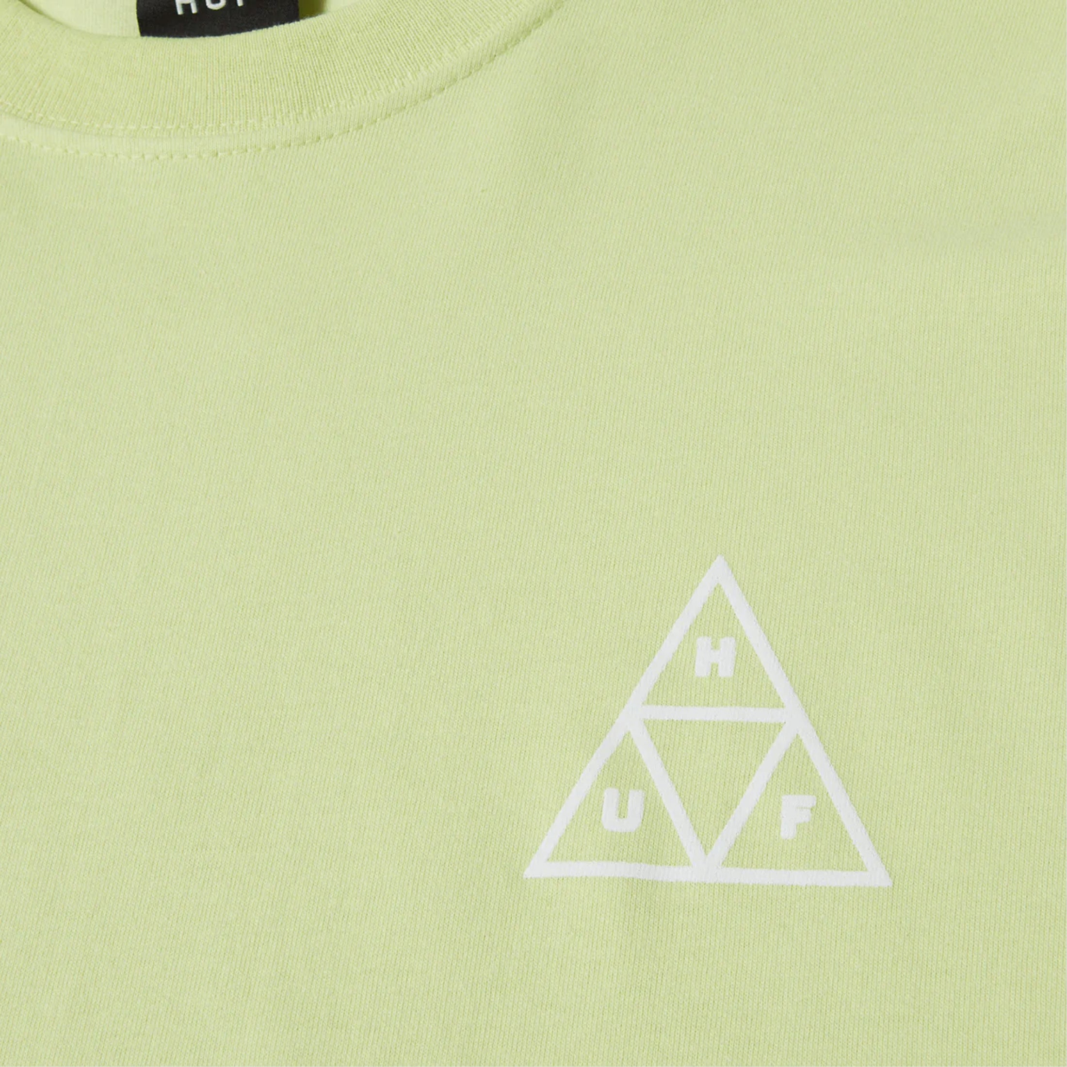 Huf Set Triple Triangle Long Sleeve T-Shirt Lime