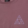 Load image into Gallery viewer, Huf Set Triple Triangle Long Sleeve T-Shirt Mauve
