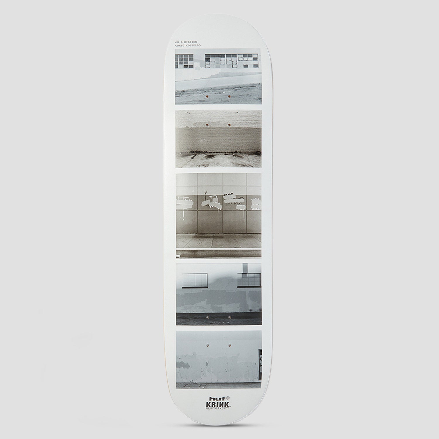 HUF x Krink 8.25 Skateboard Deck White