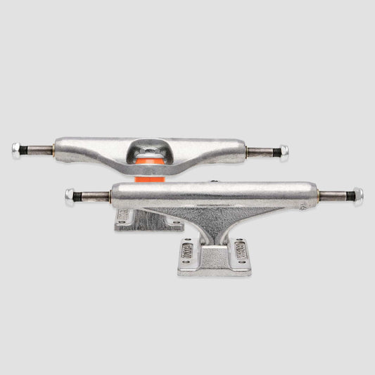 Independent 129 Mid Hollow Forged Skateboard Trucks Silver (Pair)