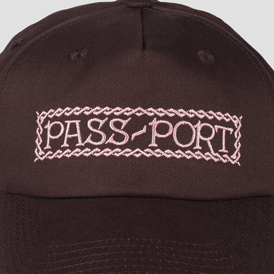 PassPort Invasive Logo Freight Cap Choc