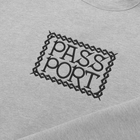 PassPort Invasive Embroidered Crew Ash