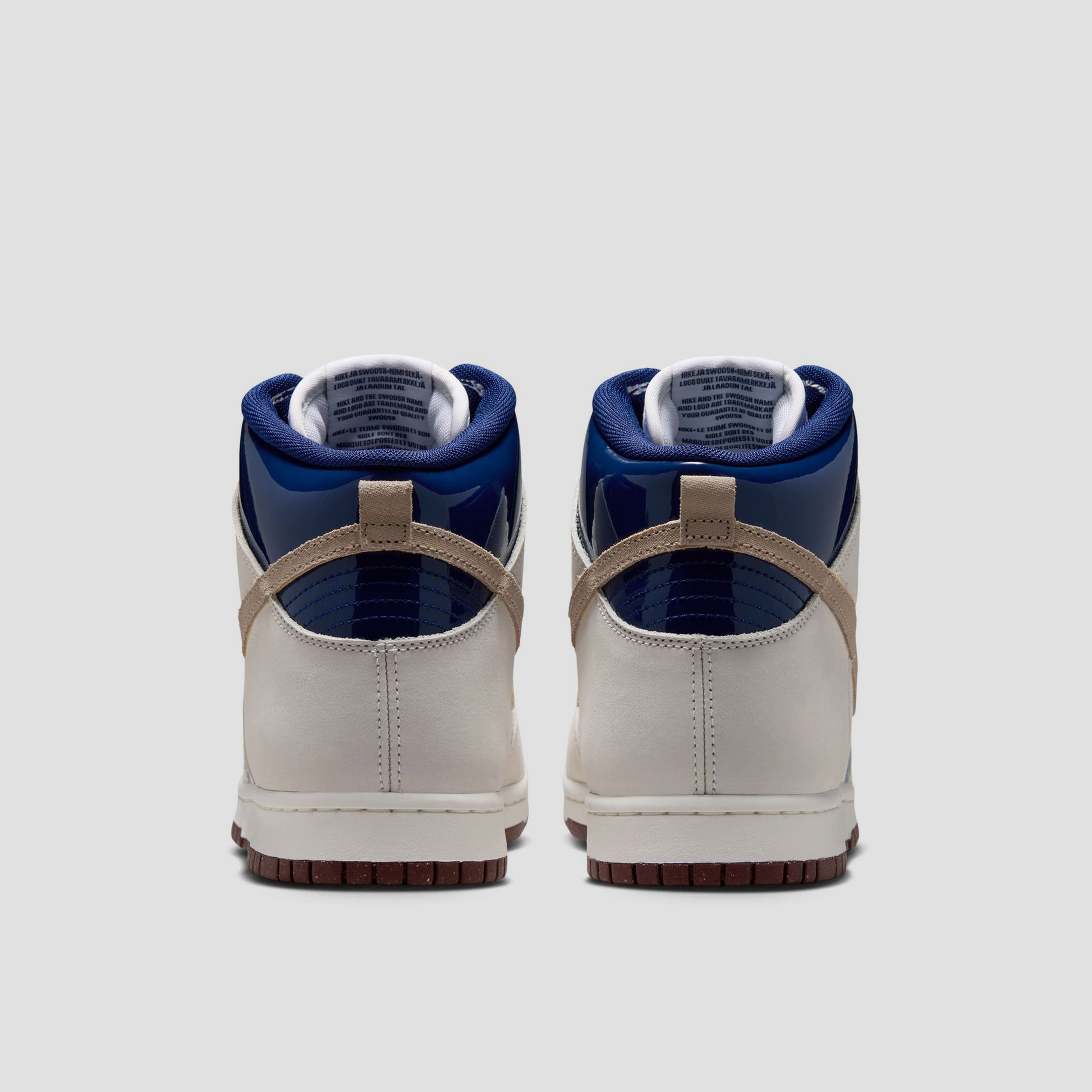 Nike SB x Beyond Dunk High Pro Skate Shoes White / Ivory / Sand Dune / Blue Void