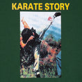 Load image into Gallery viewer, Hockey Karate Story Dark T-Shirt Green
