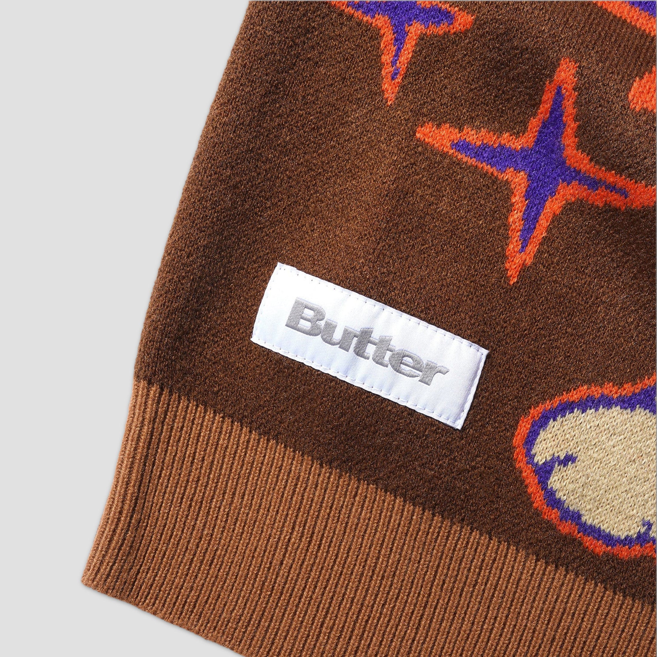 Butter Goods x Disney Starry Skies Knitted Vest Brown